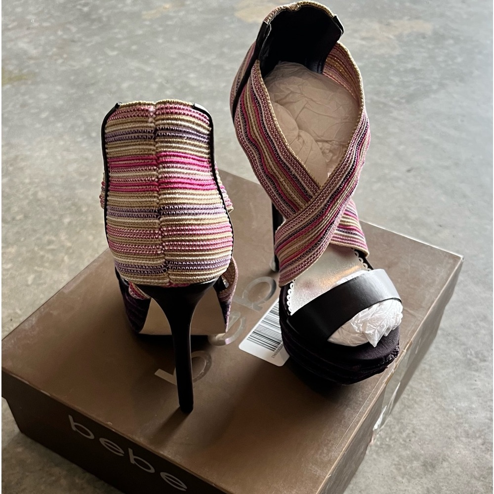 Purple heels.
